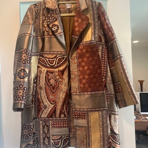 Chico's Patchwork Coat, Size 0 - Picture 11 of 11